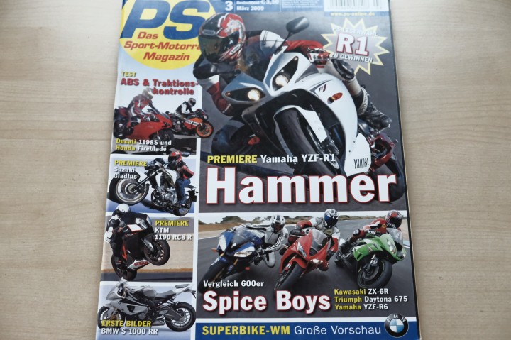 Deckblatt PS Sport Motorrad (03/2009)
